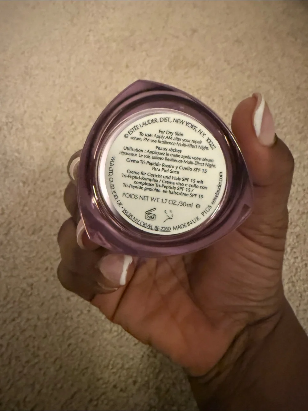 Estee Lauder hydrating face